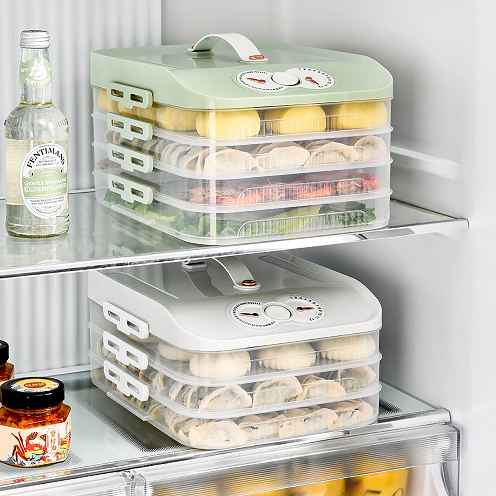 1pc Food Storage Box For Kitchen, Restaurant - Sealed, Freshness -  Vegetables, Fruits, Nuts, Frozen Food Management