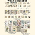 thumbnail image 2 of 100 Pcs Vintage Scrapbook Supplies Pack For Junk Journal Art Trash Ephemera Planner Sticker, 2 of 5