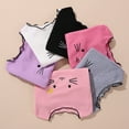 thumbnail image 4 of 1-8T Kids Baby Girls' Long Sleeve Basic Half Turtleneck T-Shirt Cat Printed Tops, 4 of 10