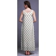 thumbnail image 2 of Bimba Robe de Nuit Maxi en Rayonne pour Femmes, Imprimée, Sans Manches, Robe de Nuit Maxi - S, 2 of 5