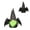 Green, variant on Decorr Halloween Gnomes Decorations for Home,9.45 Inch Bat Wing Faceless Plush Doll, Green Hair Gnome with Bat & Eye Print Tall Hat, Halloween Decorations for Mantel, Shelf, Tier Tray, Home Table