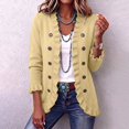 thumbnail image 3 of Szhihuiw Women's Cardigan Sweaters Fall Business Casual Tops Lightweight Long Sleeve Button Up Cardigans Fashion Sweaters for Women Trendy, 3 of 9