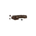 thumbnail image 2 of Meridian Furniture Comfy Brown Velvet 6-Pc. Modular Sectional, 2 of 11