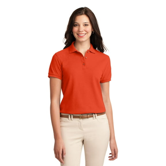 Port Authority Women's Silk Touch Polo. L500