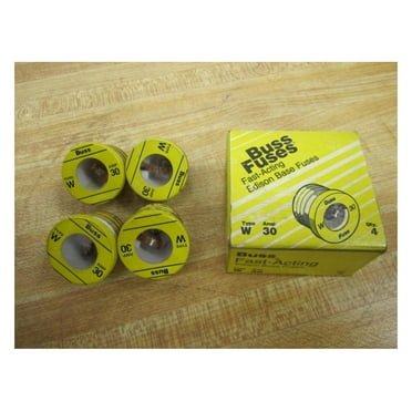 W-30 Plug Fuse W30 (Pack of 4)