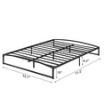 thumbnail image 1 of Tamaño individual metal marco de cama - fácil montaje con pre-sorted hardware tools y visual instructions, 1 of 7