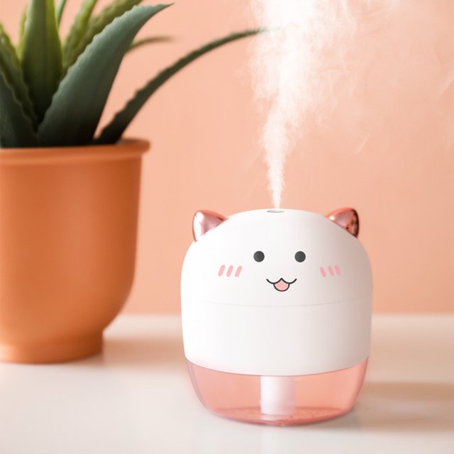 Up to 65% Off SMihono Vacuum Cleaner Creative USB Mini Humidifier Car Home Office Angel Humidifier Gift For Girlfriend