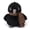 Crow, variant on NCQ 3.9 inches Parakeet Plush Toy Bird Stuffed Animal Plush Toy Holder Bag Pendant Party Christmas Birthday Valentine's Day Gifts Toys for Kids Girlfrends