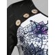 thumbnail image 4 of Camiseta Estampado Floral Color Bloque Rosegal Mangas largas de talla grande, 4 of 5