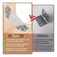 thumbnail image 4 of Conector de soporte de esquina universal de acero inoxidable, 32 piezas, 4 of 5