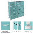 thumbnail image 3 of Sorbus Commode à 9 Tiroirs - Aqua, 3 of 8