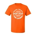 thumbnail image 2 of Wild Bobby, Pop-Pop Man Myth Legend Funny Dad Uncle Papa Granpa Dad Gift, Father's Day, Men Graphic Tee, Orange, 4X-Large, 2 of 4