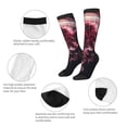 thumbnail image 3 of Pofeuu Mesmerizing Pink Jellyfish Print Stockings, Adult Running Hiking Socks for Youth and Adult, 3 of 6