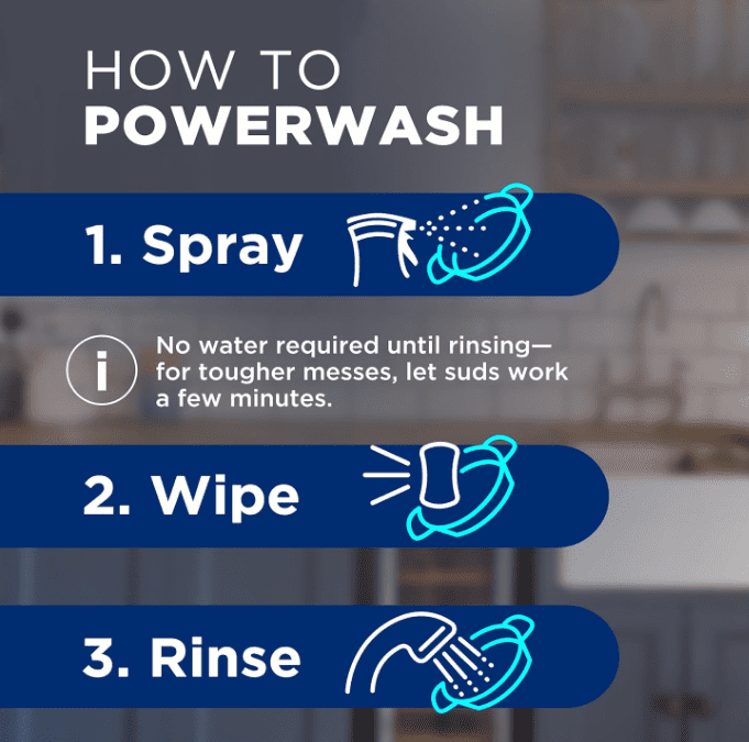 Dawn Platinum Powerwash Dish Spray, Dish Soap, Fresh Scent Bundle, 1 Spray (16oz) + 3 Refills (16oz each)-Aerosol lavavajillas Dawn Platinum Powerwash