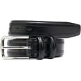 thumbnail image 2 of Men's Belt Big & Tall 56"-80" Embroidered Genuine Leather Extra Long Belt with Tail Reinforced Strap for Casual Work Jean, 2 of 7