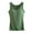 Green, variant on Women's Winter Thermal Tank Fleece Lined, Round Neck with Integrated Chest Pad for Seamless Inner Wear and Warmth