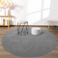 thumbnail image 3 of Alfombra FlyDoit de 152 x 152 cm, espuma viscoelástica suave y espesa, gris, 3 of 8