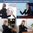 thumbnail image 3 of Posture corrector shoulder back posture support adjustable back tensioner corrector posture trainer for men and women (M), 3 of 7