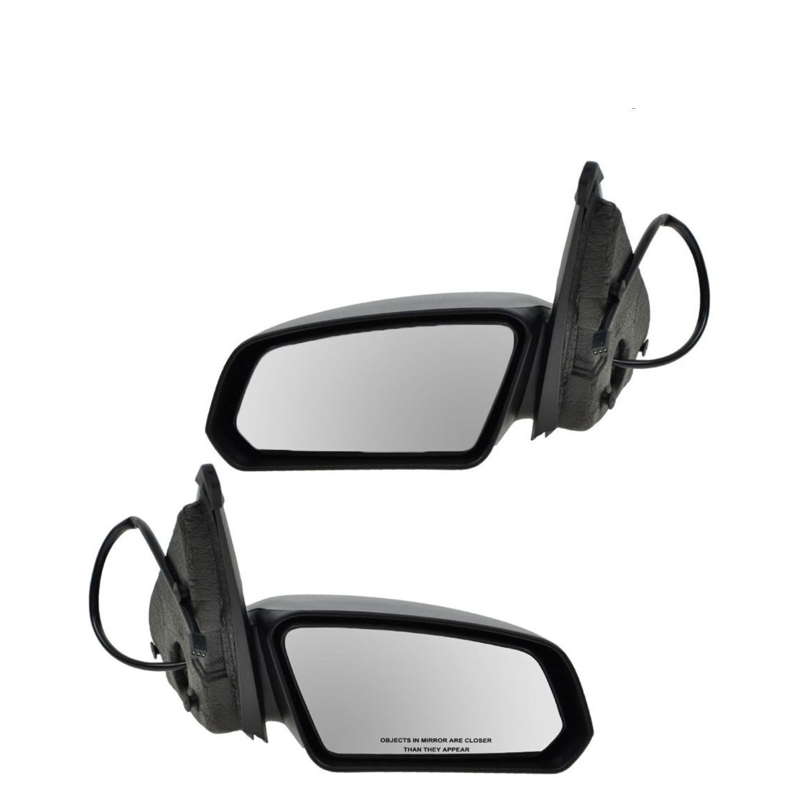 Power Side Mirrors Pair Set Left/Right For 0307 Saturn Ion 4 Door
