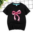 thumbnail image 4 of Godom Girls T Shirts Short Sleeve Crewneck Casual Tops Tees Blouses Summer Cute T Shirts, 4 of 5