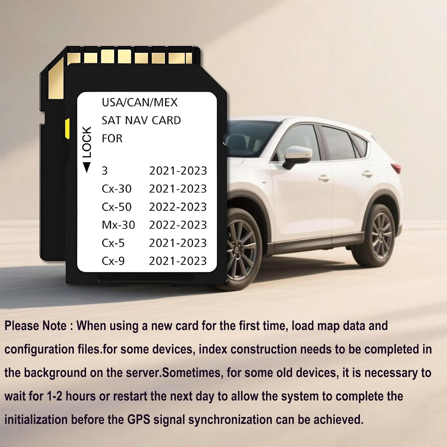 Latest Navigation Memory SD Card Compatible with MZD 3(2021-2023), Cx30(2021-2023), Cx50(2022-2023),Mx30(2022-2023),Cx5(2021-2023), Cx9(2021-2023),(NAVISD2123)