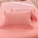 thumbnail image 1 of Nvzi 1 funda de almohada de algodón. Lo simple no es simple, funda de almohada de algodón de alta calidad, para dormir más tranquilo. 18,9 x 29,13 pulgadas (rosa)., 1 of 5