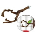 thumbnail image 5 of Bird Perch Stick Bird Standing Stick Swing Chewing Bird Toys Natural Grapevine Bird Cage Perch for Parrot Cages Toy for Cockatiels, Parakeets, Finches Two Branches, 5 of 8