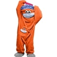 thumbnail image 4 of Guvpev Funny Big Mouth Monster Onesie with Large Comb Prop, Silly Puppet Cosplay Costume, Soft Plush Hooded Jumpsuit Pajamas, Oversized Cozy Fleece Loungewear for Halloween Party & Birthday Gifts, 4 of 9