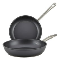 Anolon Accolade Forged 2 Piece Hard-Anodized Nonstick Frying Pan Set, Moonstone