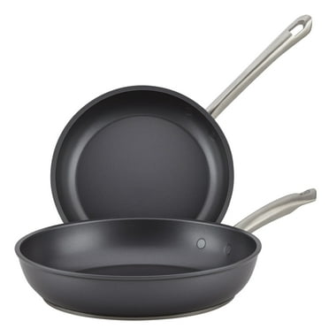 Anolon Accolade Forged 2 Piece Hard-Anodized Nonstick Frying Pan Set, Moonstone