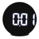thumbnail image 3 of Mini reloj despertador electrónico LED portátil Control de voz espejo despertador con pantalla de temperatura negro, 3 of 9