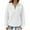 White, variant on HAiming Womens Hoodies Casual Long Sleeve Drawstring Pullover Tops Loose Hooded Sweatshirt with Pocket