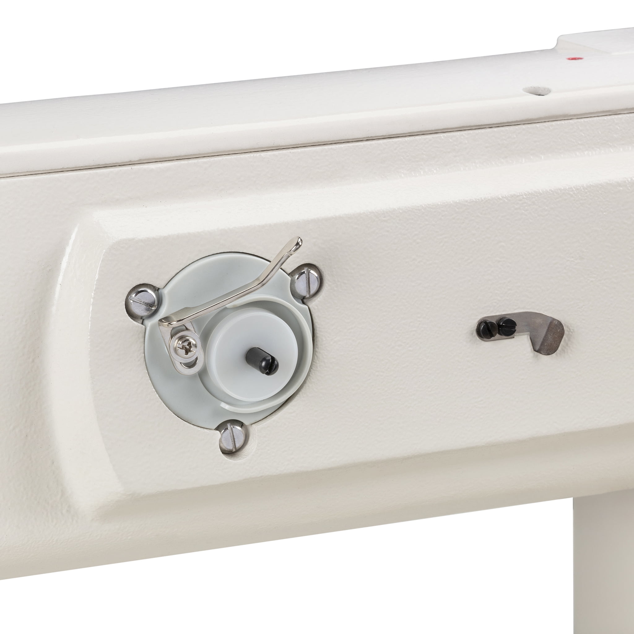 Consew P1510RB-14 Industrial Walking Foot Sewing Machine With Table Legs And Servo Motor Large Hook 14 Inch Arm Upholstery Leather Canvas Vinyl