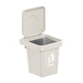 thumbnail image 2 of Trash Can Shaped Desk Decor 1pc Plastic Desktop Figurine for Office Home Bathroom Living Room, 2 of 9