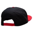 thumbnail image 4 of Orange Karate Kick Embroidered Two Tone Flat Bill Snapback - Red Black OSFM, 4 of 5