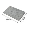 thumbnail image 6 of 40 x 60cm Bathroom Rugs, Ultra Absorbent & Non-Slip Memory Foam Bath Rugs, Machine Washable Bathroom mats, Soft Bath Mats，Easier to Dry for Bathroom Floor Rugs, 6 of 8
