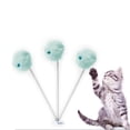 thumbnail image 3 of 2PCS Cat Teaser Wand Interactive Pompom Bell Spring Suction Cup Cat Wand Cat Toy, 3 of 10