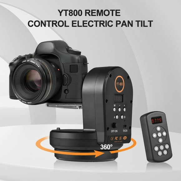 Cabeza de inclinación de Sartén Motorizado de Establisador Cabezal Panorámica de Bola Ptz Ball Heavy 1 kg/2.2 lbs Capacidad de Carga 7 Niveles Velocidad Ajustable 360