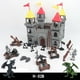 thumbnail image 3 of Juego de base de castillo de 19 piezas, vehículos, regalos de Navidad, juguetes de simulación, dragones, hombres, batalla B, 3 of 5