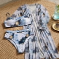 thumbnail image 1 of Traje de Baño 3 Piezas Bikini Pareo Bata Talla Grande Mujer lila 0XL, 1 of 5