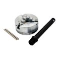 thumbnail image 1 of Mandril de torno de 3 mordazas portátil, resistente al desgaste, ligero y compacto de repuesto para mini torno de metal de aleación de zinc., 1 of 8