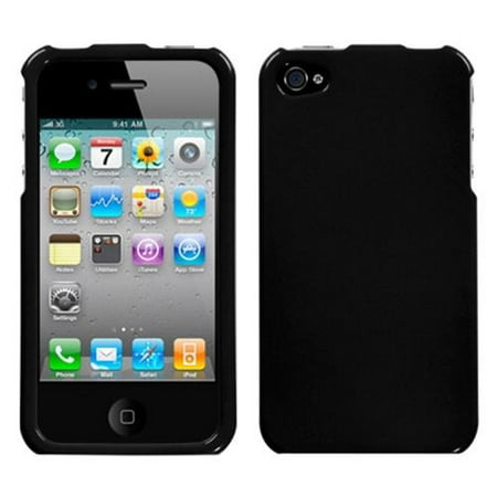 iPhone 4s case by Insten Solid Black Case For iPhone 4 (Best Iphone 4s Case)