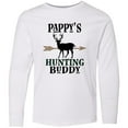 thumbnail image 3 of Inktastic Pappys Hunting Buddy Bow Hunter Long Sleeve Youth T-Shirt, 3 of 5