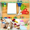 thumbnail image 4 of AGCAN 25 Pack Scissors Bulk with scale, 5 Inch Blunt Tip Safety Scissors for Classrooms, Sewing Craft Supplies, 4 of 10