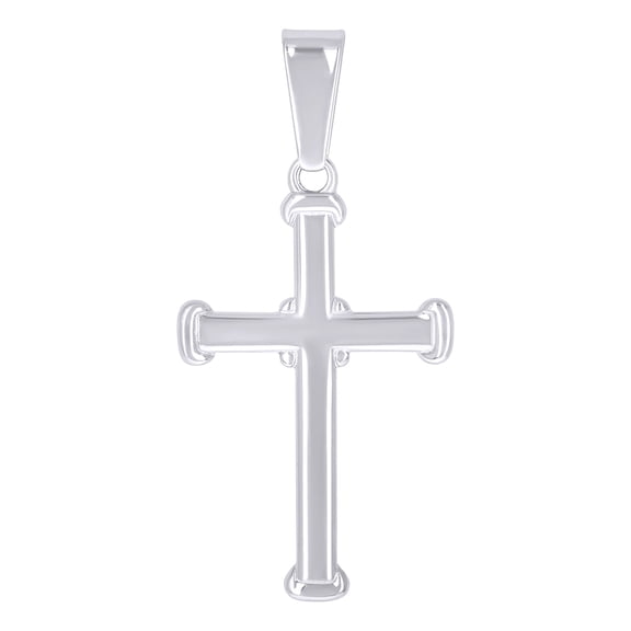 925 Sterling Silver Unisex Cross Religious Charm Pendant Pendant Necklace for Men Women