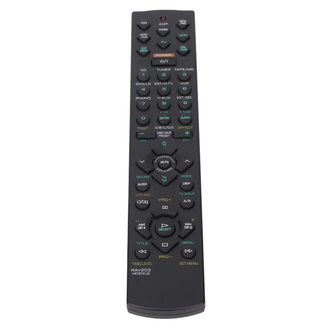 Control Remoto, Control Remoto De Receptor AV De Repuesto Con Batería Para YHT 17 Para RX V496 Para HTR 5240S