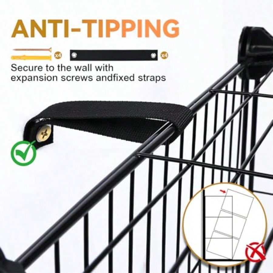 Cat Cage 3Tier DIY Cat Enclosures Catio Cat Playpen Indoor Outdoor With Hammock Detachable Metal Wire Kennel Cats Crate 2x3x3 Exercise Place For 13 Cats Kitten