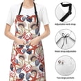 thumbnail image 6 of Lsque Starfish Shell Waterproof Apron Chef Aprons for Men Heavy Duty Chemical Work Apron Extra Long Grilling Aprons with Adjustable Bib Apron, 6 of 9