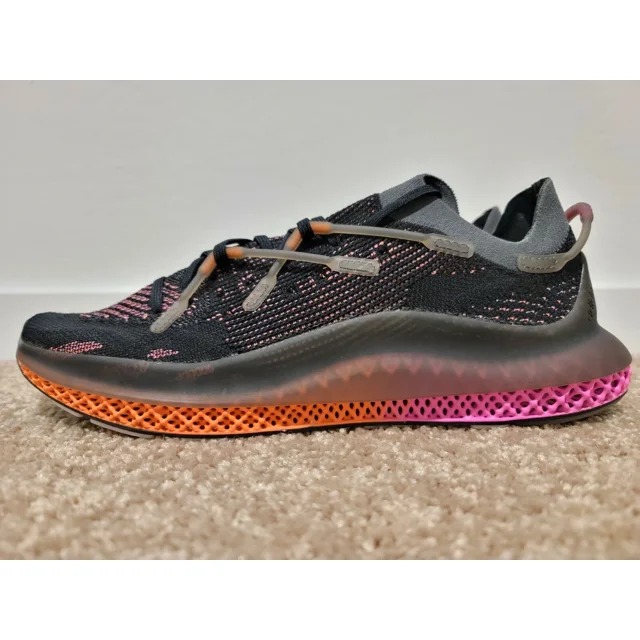 Adi - das 4D Fusio Primeknit Black Grey Men Casual Lifestyle Shoes FZ2414 Sz 11