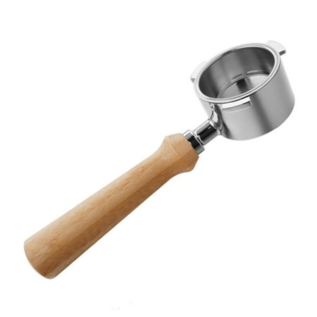 

Ankishi 51mm Bottomless Portafilter Zinc Alloy Bottomless Naked Portafilter for Espresso Machines ABS Wooden Portafilter Holder No Base Filter Holder Basket Not Include Replacements reasonable